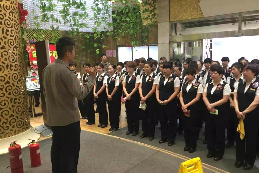 消防工作經(jīng)常抓，平安永駐我薈華